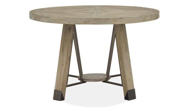 Magnussen Ainsley  Round Wooden Dining Table in Brown