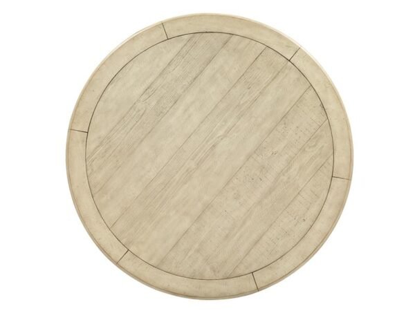 Magnussen Harlow Round Cream Wood Top Dining Table - Image 2
