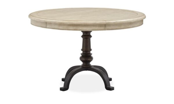 Magnussen Harlow Round Cream Wood Top Dining Table