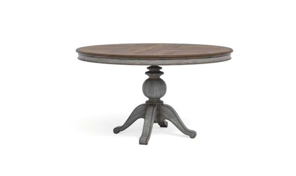 Flexsteel Plymouth Extendable Wooden Dining Table in Brown - Image 4