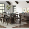 UrbanChic County High Double Header Dining Table