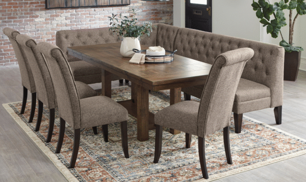 Modern Heritage Moriville Extendable Dining Table in Brown - Image 12
