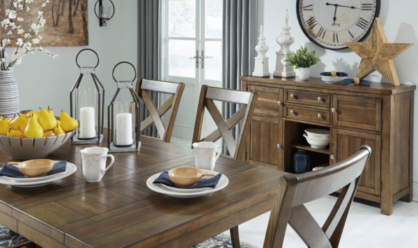 Modern Heritage Moriville Extendable Dining Table in Brown - Image 14