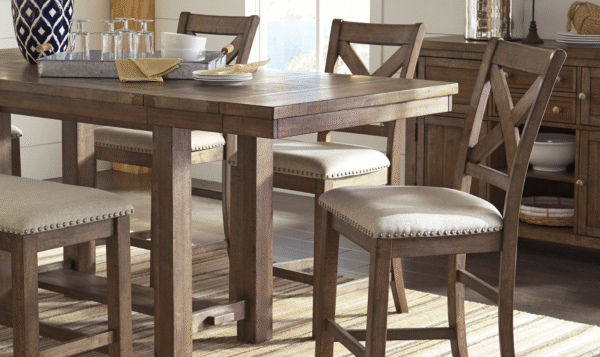 Modern Heritage Moriville Extendable Dining Table in Brown - Image 2