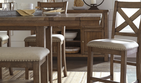 Modern Heritage Moriville Extendable Dining Table in Brown - Image 3