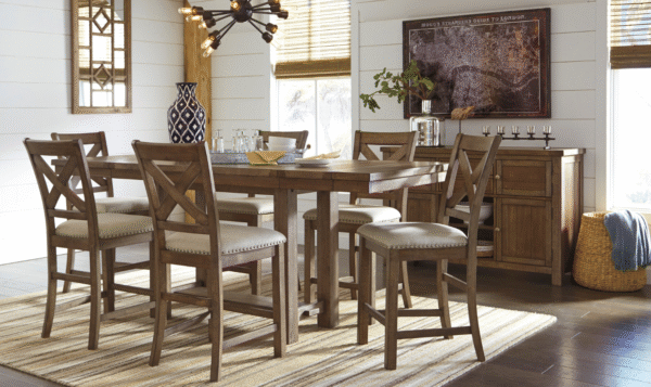 Modern Heritage Moriville Extendable Dining Table in Brown - Image 6