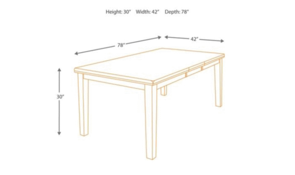 Ralene RECT DRM Butterfly EXT Table - Image 6