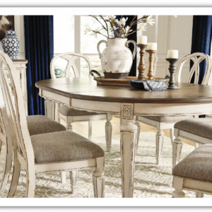 Modern Heritage Realyn Ovular Extendable Dining Table