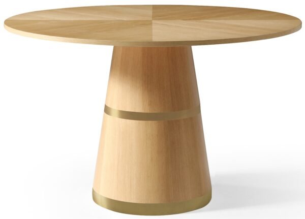 Meridian Furniture Hans Round Wooden Dining Table - Image 4