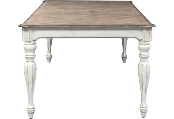Magnolia Rectangular Leg Table with Leaf - Image 2